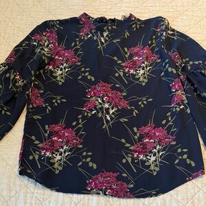 Loft floral blouse